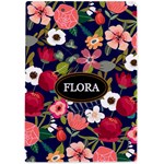 Floral Name Acrylic Clipboard A4 Acrylic Clipboard Back