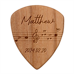 Personalized Music Guitar Picks Set Guitar Shape Wood Guitar Pick Holder Case And Picks Set Pick