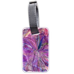 Pink On Magenta Luggage Tag (two Sides)