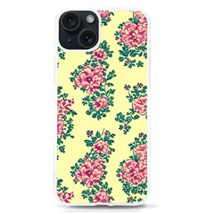 Retro 1880s Flowers Pattern 8 Iphone 15 Tpu Uv Print Case