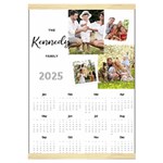 Personalized Family Calendar Canvas Yearly Calendar 16  x 22  Front - Jan 2025