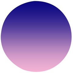 Navy Blue To Cotton Candy Pink Linear Gradient Wooden Bottle Opener (round)