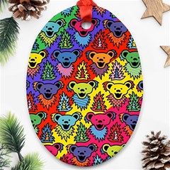 Grateful Dead Jam Bears Ornament (oval)