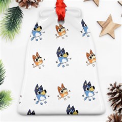 Bluey, Bluey Merch, Bluey Pattern, Bluey Bluey, Bingo, Bluey Design, Bluey Dog Bell Ornament (two Sides)