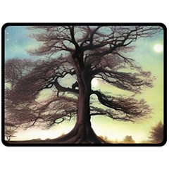 Nature Outdoors Cellphone Wallpaper Background Artistic Artwork Starlight Book Cover Wilderness Land 80  X 56  Fleece Blanket (large)