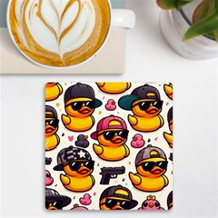 Gangster Rubber Ducky Coasters Uv Print Square Tile Coaster 