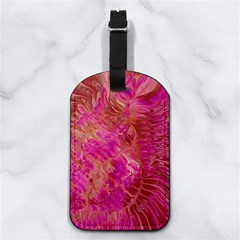 Tondo Nappa Leather Luggage Tag Rectangle