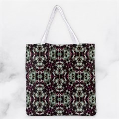 Geometric Grunge Grocery Tote Bag