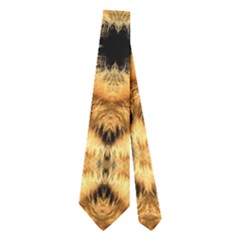 Faux Animal Print Pattern Neckties (two Side) 
