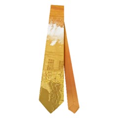 Awesome Sunset Over The Ocean With Ship Neckties (two Side) 