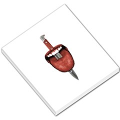 Tongue Cut By Kitchen Knife Photo Collage Small Memo Pads