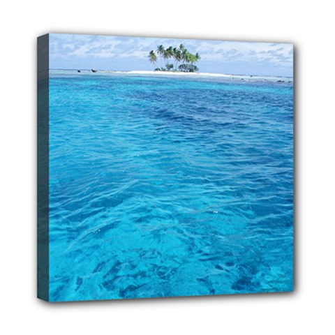 Ocean Island Mini Canvas 8  X 8 