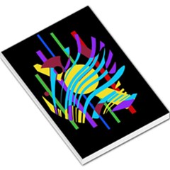 Colorful Abstract Art Large Memo Pads