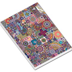 Ornamental Mosaic Background Large Memo Pads
