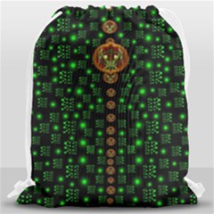 Tulips In The Night Of Stars Drawstring Bag (large)