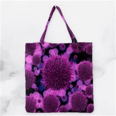 Hintergrund Tapete Keime Viren Grocery Tote Bag