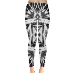 Black & White Tie Dye Leggings