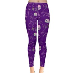 Skull Purple Fun Leggings 