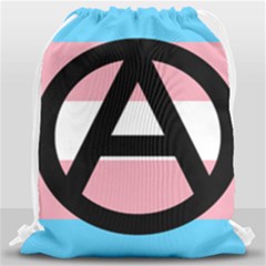 Anarchist Pride Drawstring Bag (large)