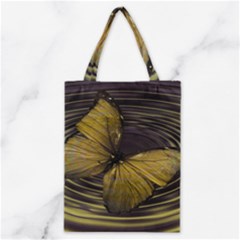 Butterfly Insect Wave Concentric Classic Tote Bag