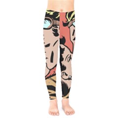 Retrocouplekissing Kids  Legging