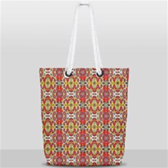New Stuff-8 Full Print Rope Handle Tote (small)