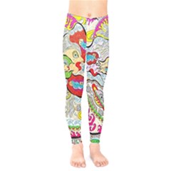 Supersonic Pyramid Protector Angels Kids  Legging