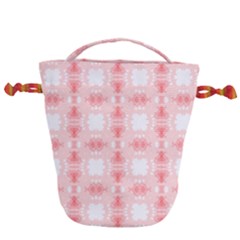 Seamless Wallpaper Butterfly Drawstring Bucket Bag