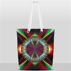 Artwork Fractal Allegory Art Full Print Rope Handle Tote (small)