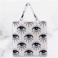 Eyes Pattern Grocery Tote Bag