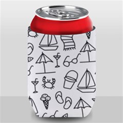 Black And White Summer Vector Pattern Can Holder