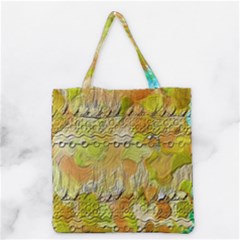 Texture Abstract Background Colors Grocery Tote Bag