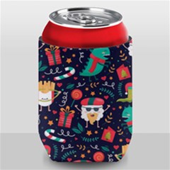 Colorful Funny Christmas Pattern Cute Cartoon Can Holder