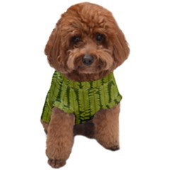 Fern Texture Nature Leaves Dog T-shirt