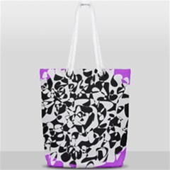 Funny Graphics Full Print Rope Handle Tote (small)