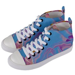 My Pour Cup Painting 7 0 Cbdoilprincess  C149feb1-a8f0-4fc5-9cab-9aea5d60a71c Women s Mid-top Canvas Sneakers