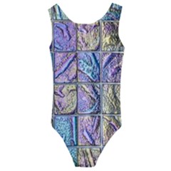 Tiles Cbdoilprincess 9bce4aa2-e68c-4f2b-9a83-c8e38fcd4516 Kids  Cut-out Back One Piece Swimsuit