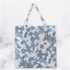 Camouflageblancbleu Grocery Tote Bag