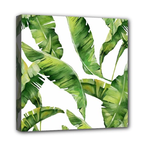 Sheets Tropical Plant Palm Summer Exotic Mini Canvas 8  X 8  (stretched)