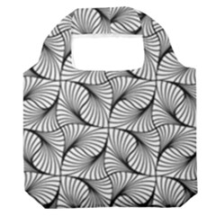 Abstract-gray Premium Foldable Grocery Recycle Bag