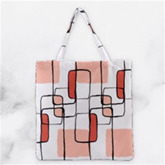 Abstract Seamless Pattern Art Grocery Tote Bag