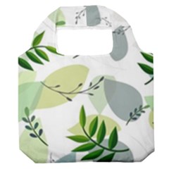 Leaves Foliage Pattern Abstract Premium Foldable Grocery Recycle Bag