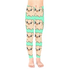 Puppy Pattern Wallpaper Dog Pet Kids  Leggings