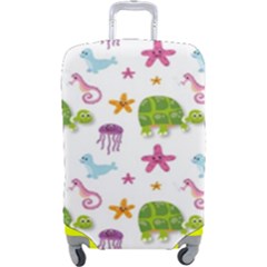 Turtle Animal Sea Life Luggage Cover (large)