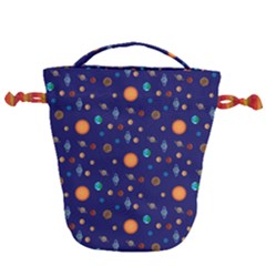Space Sun Mercury Venus Earth Planet Galaxy Drawstring Bucket Bag