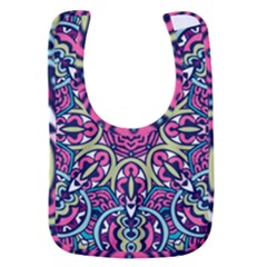 Cold Colors Mandala   Baby Bib
