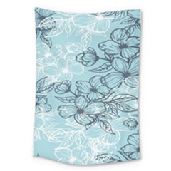 Flowers-25 Large Tapestry