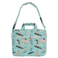 Beach-surfing-surfers-with-surfboards-surfer-rides-wave-summer-outdoors-surfboards-seamless-pattern- Macbook Pro 16  Shoulder Laptop Bag