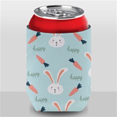 Bunny Carrot Pattern Background Can Holder
