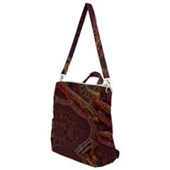 Fractal Pattern Geometric Pattern Crossbody Backpack